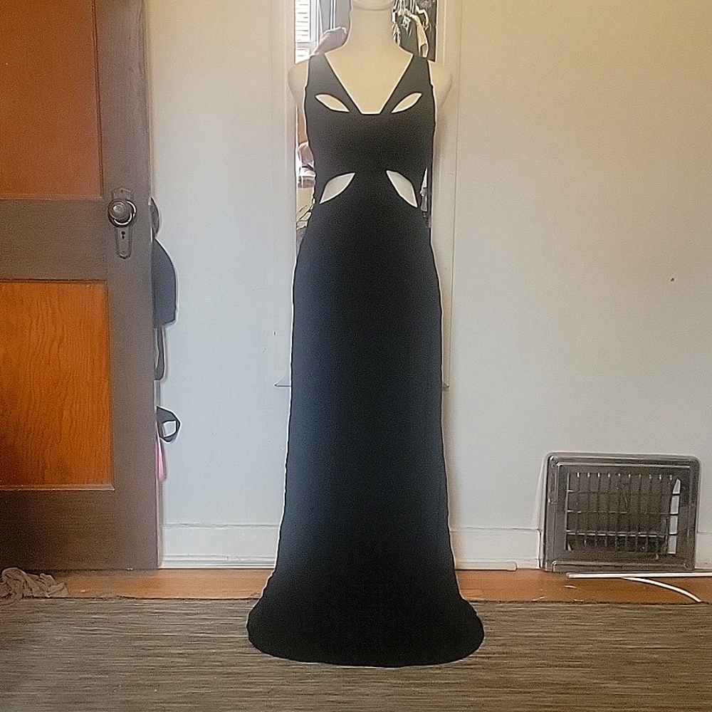 Casual Cut-out Maxi Dress